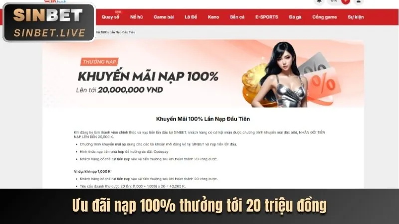 Hoàn trả tiền mặt đặc biệt